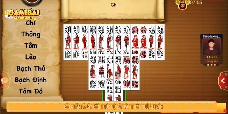 Cấu trúc bộ bài chắn và thuật ngữ cơ bản