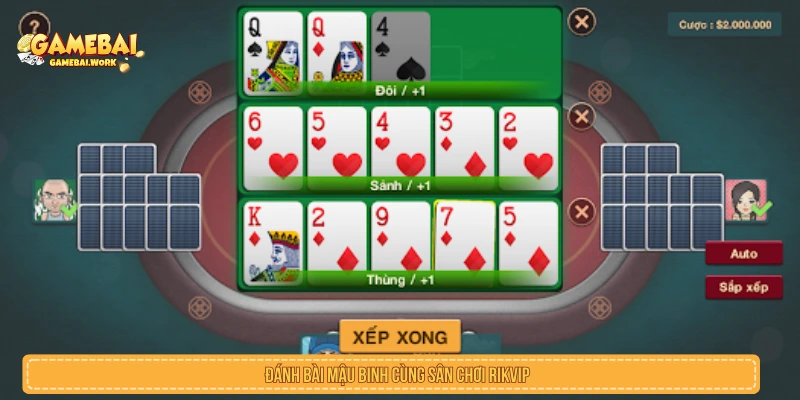 Mậu binh trong game bài RIKVIP