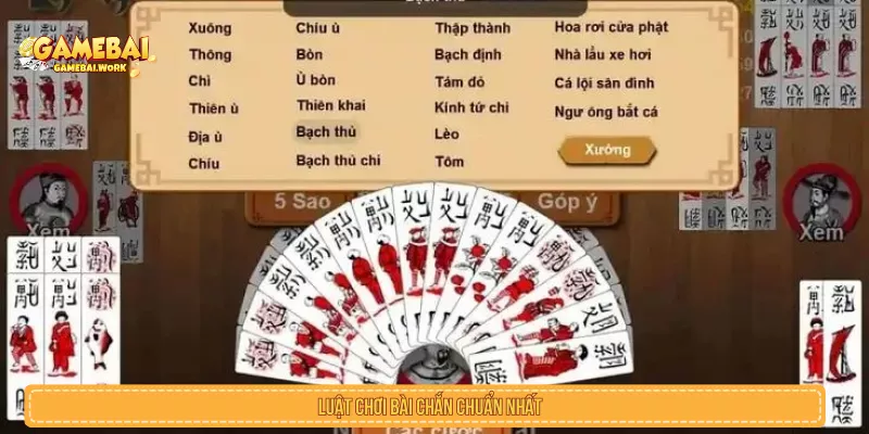 Luật chơi bài chắn cơ bản cho người mới