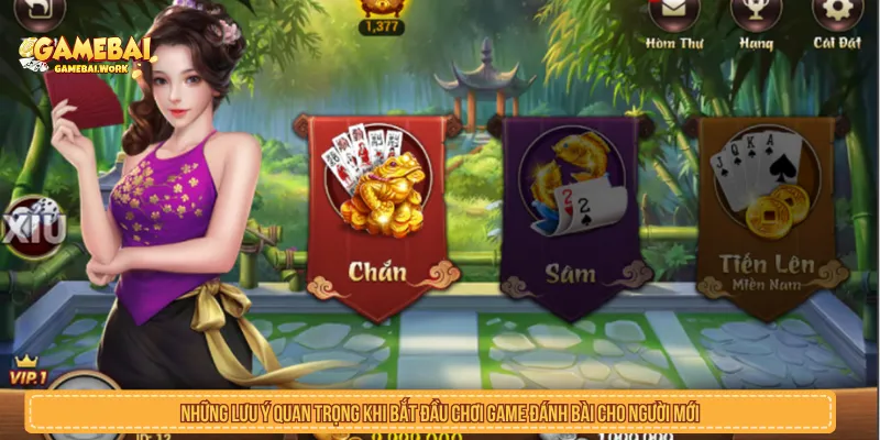 Đọc kỹ lưu ý khi tham gia game đánh bài cho người mới